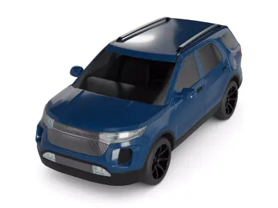 Crossover Car 3D model