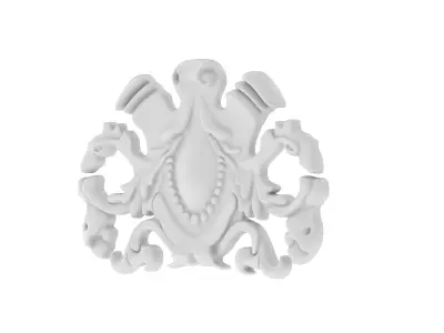 Cartouche Ornament 011 3D model