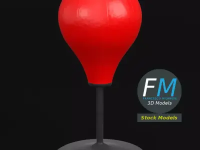 Punching ball desktop toy 3D model