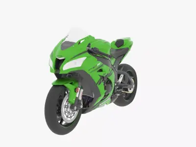 Kawasaki Ninja ZX10-RR 3D model