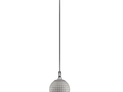 HOOKED GLOBE PENDANT1 3D model