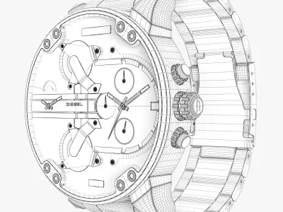 Diesel mr daddy dz 7349 3D model