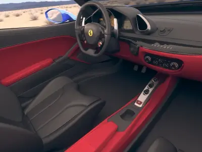 Ferrari 488 GTB Spider 2017 3D model