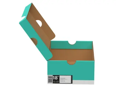 Nike Shoe Box PBR 11 Low-poly 3D model