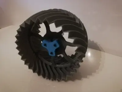 Tire for 8mm axes 3D print model