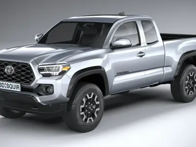 Toyota Tacoma Access Cab TRD 2020 3D model