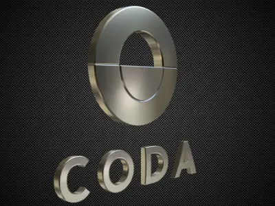 coda logo 3D model