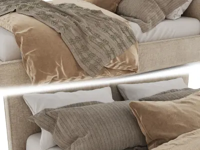 Bed Frida Sophie Decor 3D model