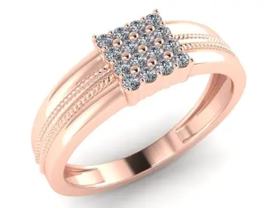 light weight gold diamond rings-C111116SKCH2025972wt-0-5 3D print model