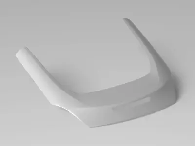 370Z Z34 Rear Hatch Exterior Surface Model - 3D Laser-Scanned 3D model