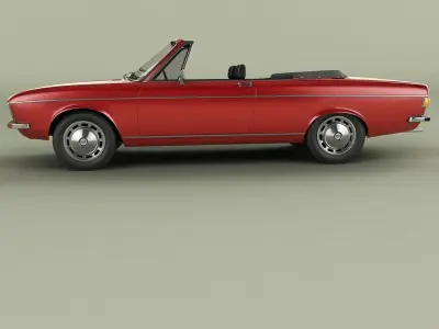 Audi 100 C1 Convertible 3D model
