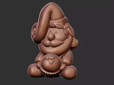 Mini Santa 3D print model