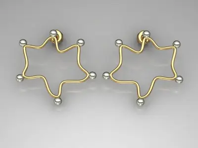 Earrings 8 3D print model