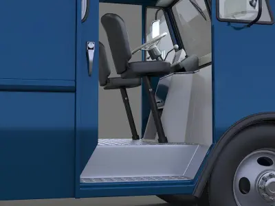 Step Van 3D model 3D model