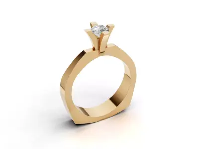 ring woman  3D print model 82