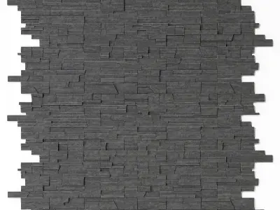 Wall Clincer rock panel n1 3D model