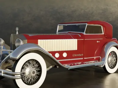 Mercedes-Benz 1925 Roadster 3D model
