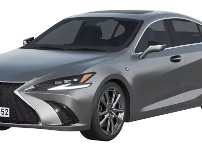 Lexus ES F-sport 2022 3D model