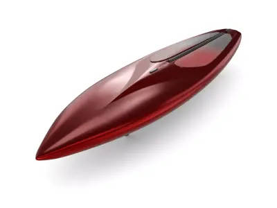 Paddleboard Low-poly 3D model