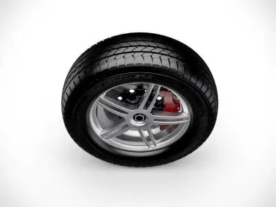 Wheel v1 3D model purchase