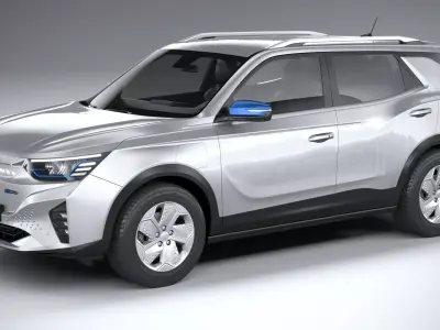 Ssangyong Korando EMotion 2023 3D model