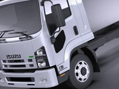 ISUZU F series 2017 VRAY 3D model