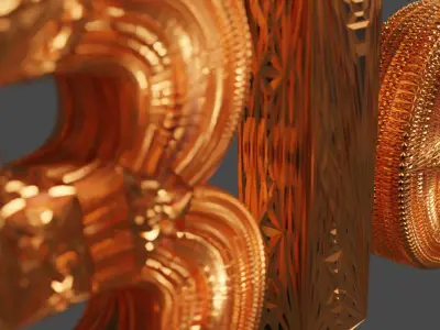 Editable Text Animation Free 3D model