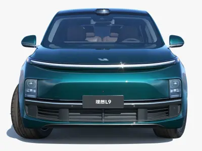 2024 Li Auto Li L9 with interior 3D model