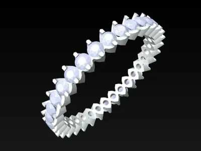 Diamond Ring - Womens Rings - N3494 Free 3D print model