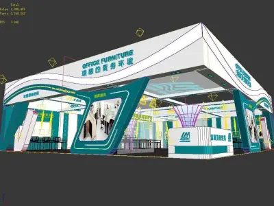 Exhibition - Area - 17X14-3DMAX2009-09 3D model