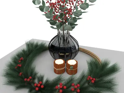 Christmas decor 3D model