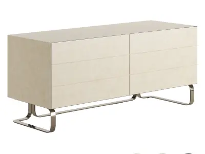 Fendi Casa Infinity Chest of Drawers Low-poly 3D model