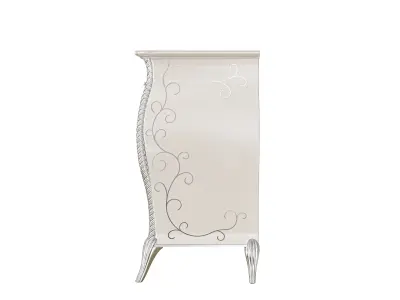 The Rococo-Inspired Luxury Chest of Drawers by MODENESE 3D model