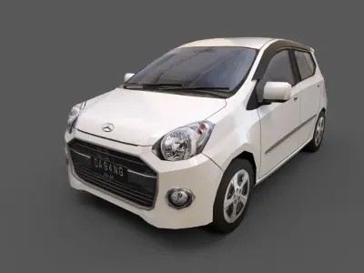 Daihatsu Ayla Low-poly 3D model