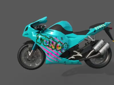 Race Bikes  3D model