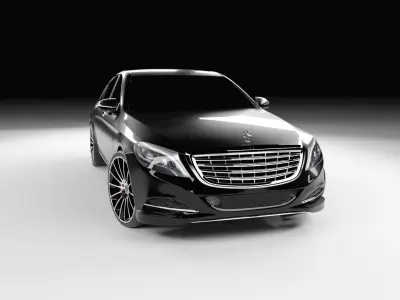 Mercedes benz s class 2014 3D model