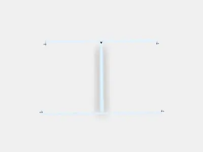 HJALPA Clothes rail 1 Low-poly 3D model