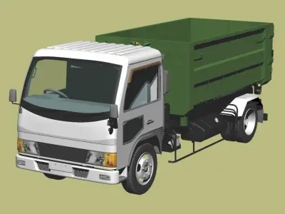 Arm-roll Dump Truck 3D model