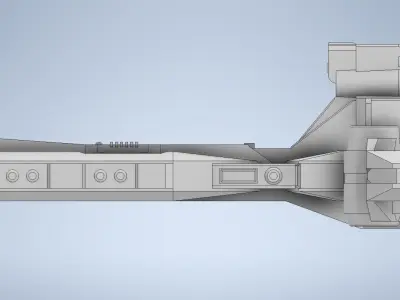 Star Wars Republic Pelta-class Frigate 3D print model