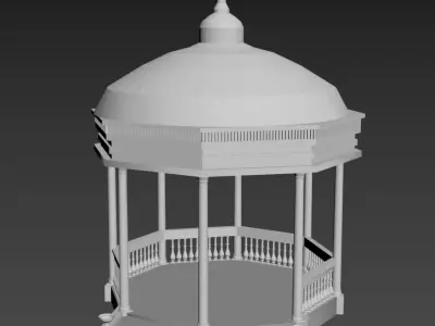 Indian Dome Structure 3D model