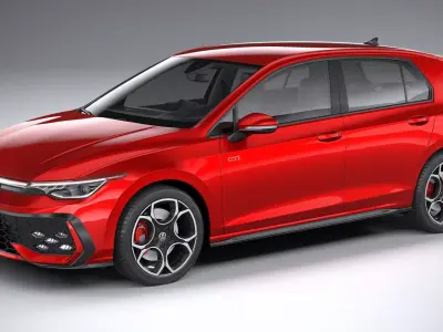Volkswagen Golf GTI 2024 3D model