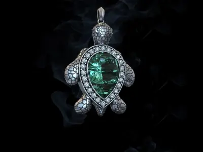 Pendant  turtle 3D model