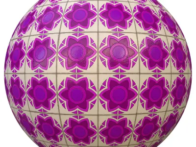 tile patterned 121-seamless-4k-pbr  Texture