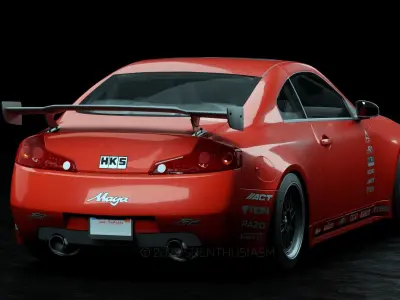 Infiniti G35 Coupe APR Edition Widebody Kit 3D model