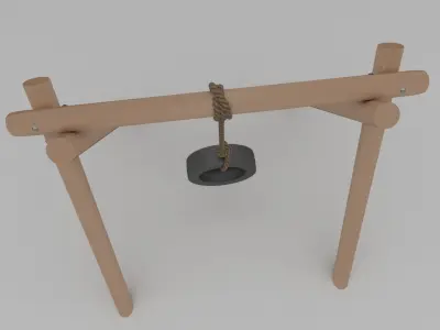 Tire swing 3D model