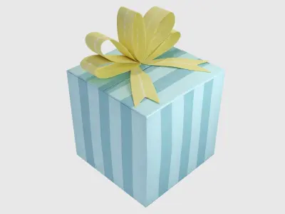Gift box 3D model
