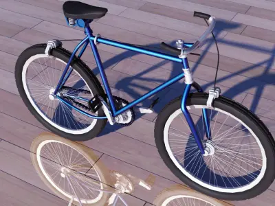 bicycle 3D model Textured