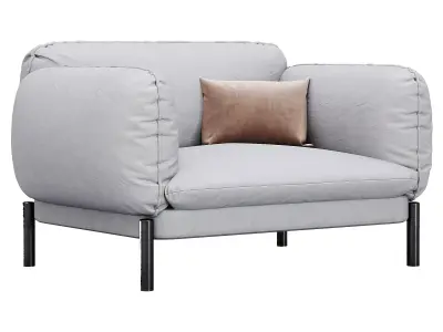 Tarantino Sofa 151 By Ghidini1961 3D model