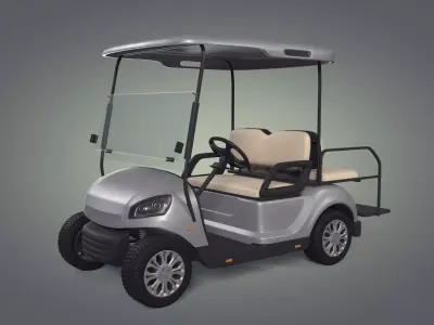 Generic Modern Golf Cart -- Electric Sport Vehicle -- Club Car 3D model