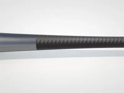 Aluminum Baseball Bat 3D model